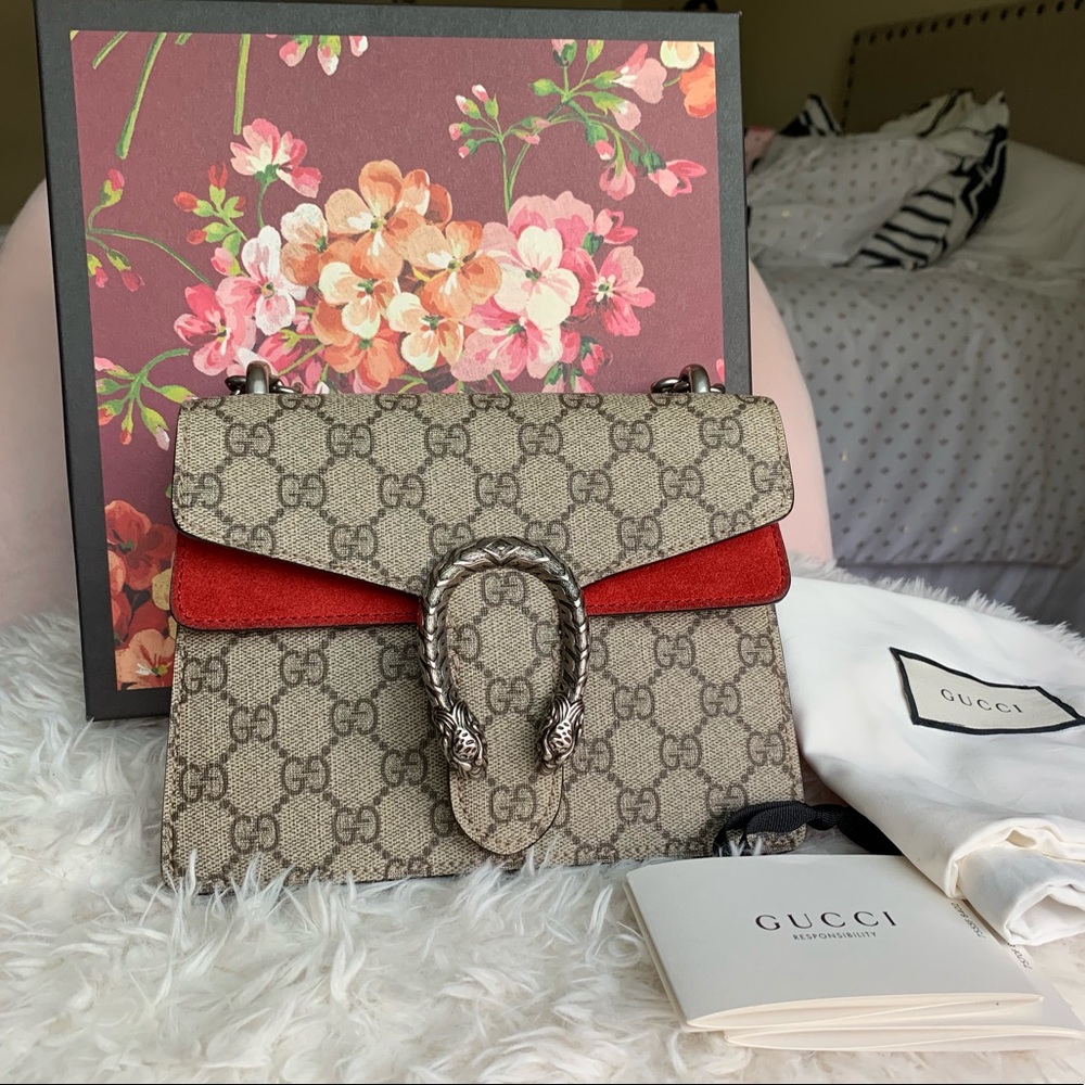Gucci Dionysus GG Supreme Mini Red